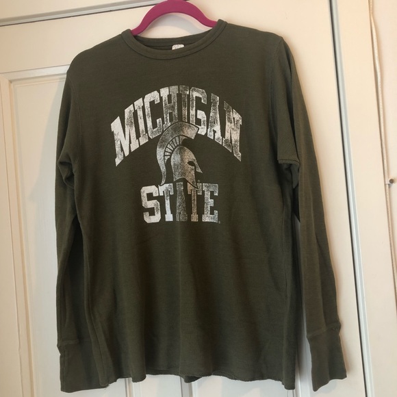 Michigan State long sleeve waffle T - Picture 1 of 3
